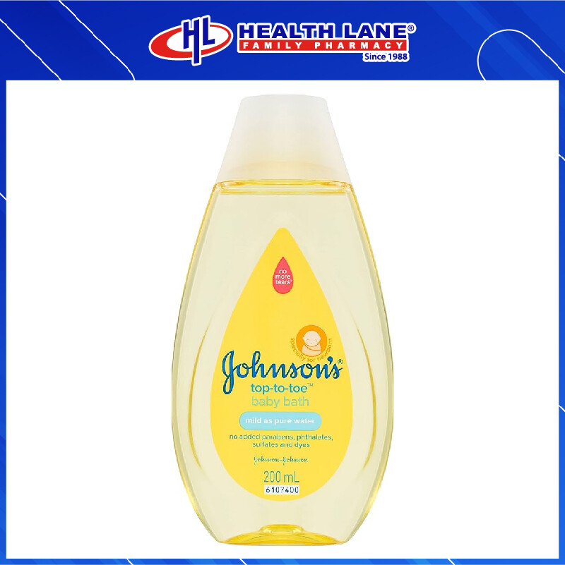 JOHNSON & JOHNSON BABY BATH TOP TO TOE WASH - 200ML